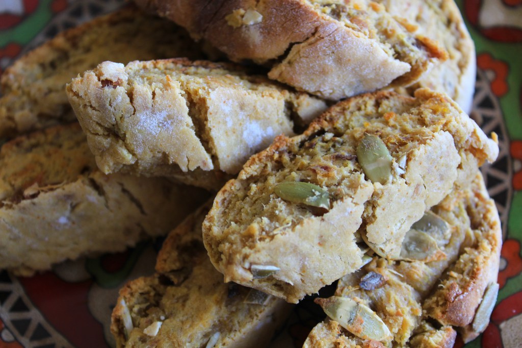 Biscotti de Batata Doce e Sementes de Abóbora | Sweet Potato & Pumpkin Seeds&nbsp;Biscotti