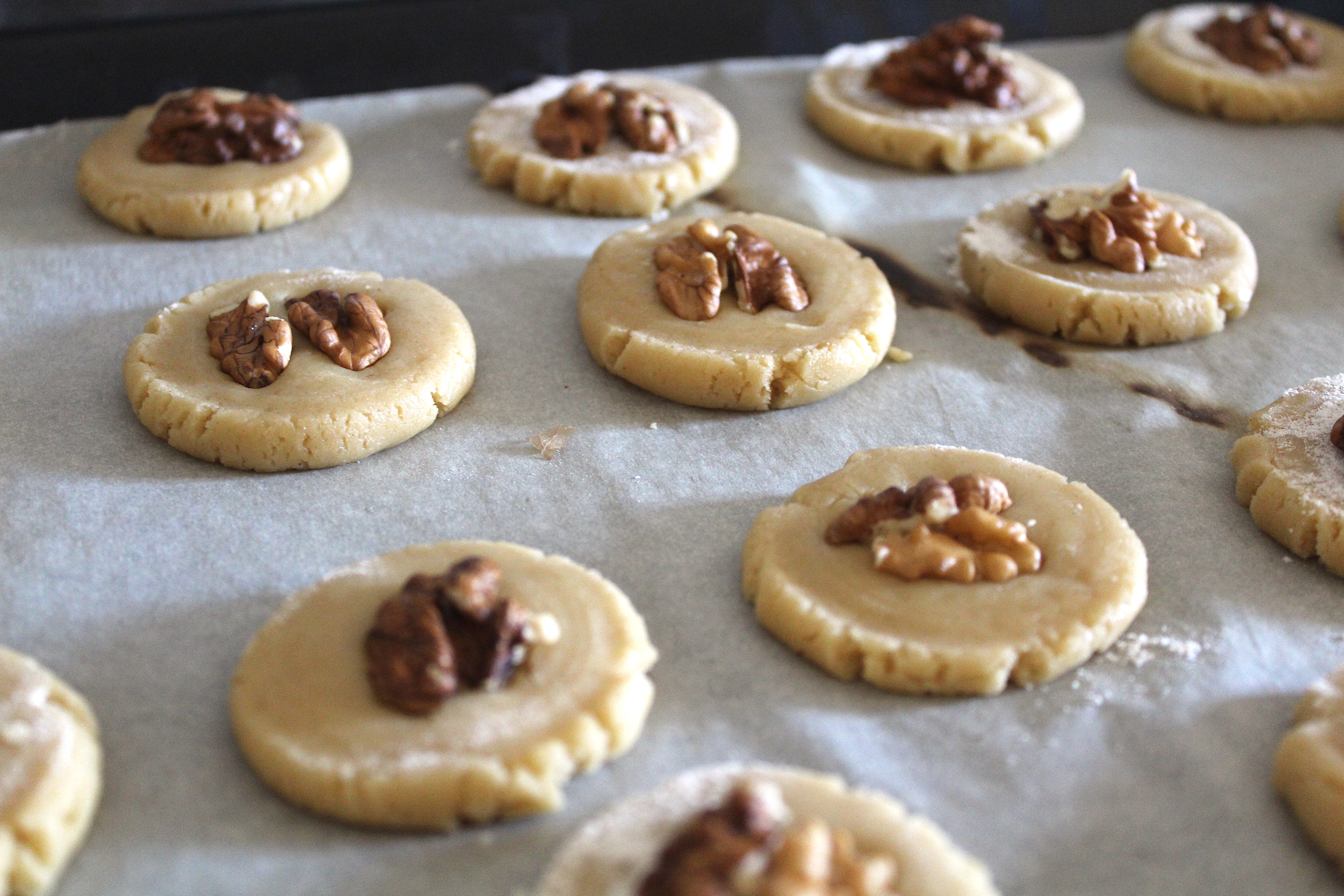 Biscoitos de Ácer e Nozes - Devaneios de Chocolate