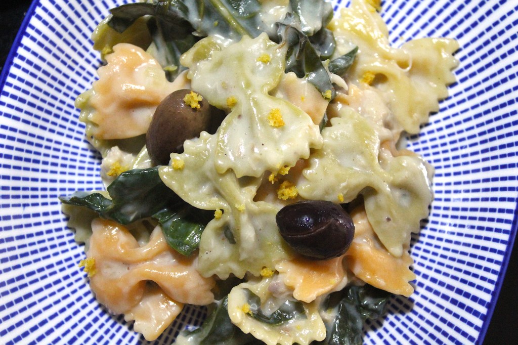 Farfalle Tricolore com Frango e Espinafres | Farfalle Tricolore with Chicken and&nbsp;Spinach